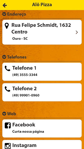 Alô Pizza Delivery Ouro Screen 3