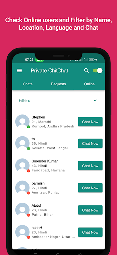 Singles Private chat with girl Screen 2