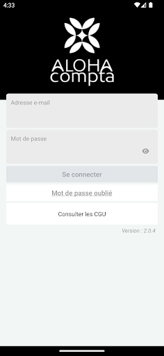 Android application Aloha Compta screenshort