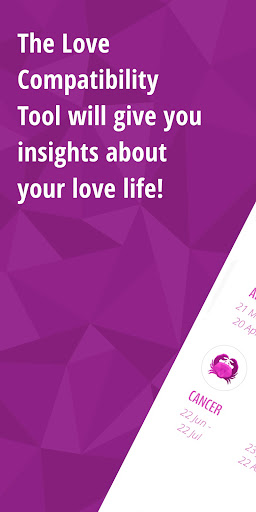 Android application Love compatibility test screenshort