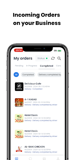 KDS Business App Screen 2