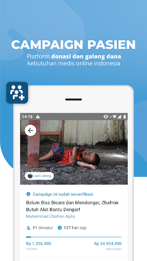 WeCare.id - Donasi Medis Screen 2
