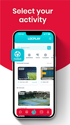 Android application Locplay – Sports Venue Booking screenshort