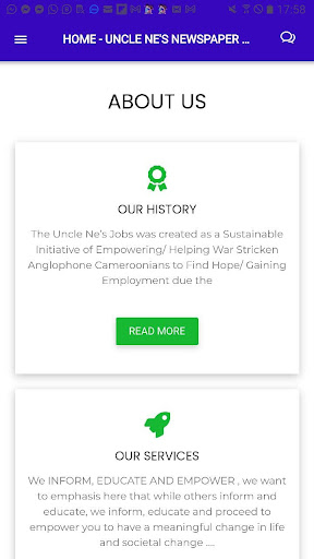 Android application UNCLE NE NEWSPAPER (JOBS&NEWS) screenshort