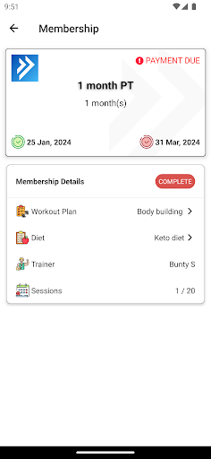 Butterfly Personal Gym Screen 2