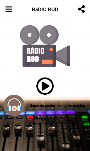 Android application Rádio ROD screenshort