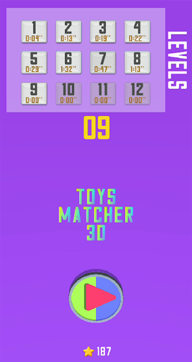 Toys Matcher 3D Screen 2
