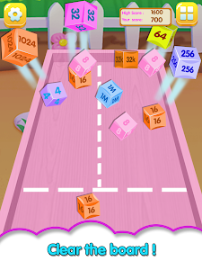 2048 merge cube: 3D Puzzle poster 3