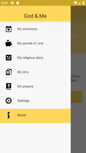 Android application God & Me screenshort