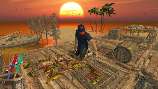 لعبة بكرة الصيد محاكي 3D 4
