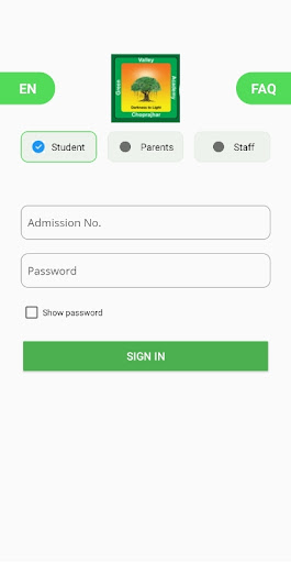 Android application Green Valley Academy screenshort