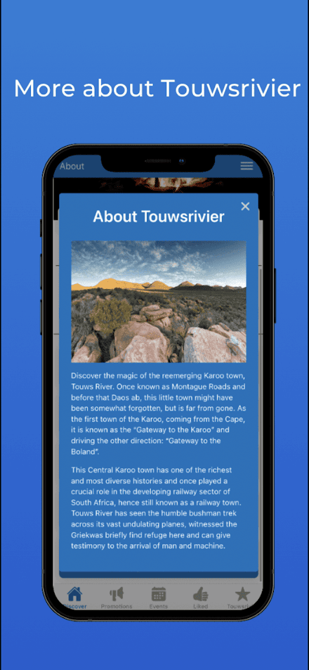 Touwsrivier Tourism Screen 2
