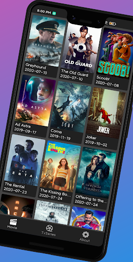 Android application Movie Rating screenshort