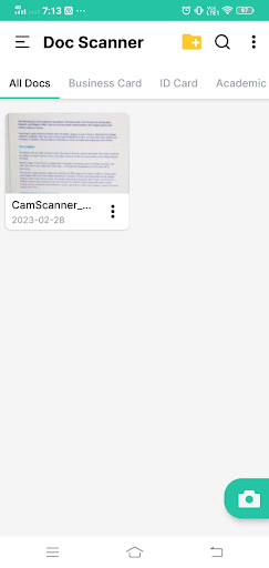 DocScanner - PDF Generator Screen 2