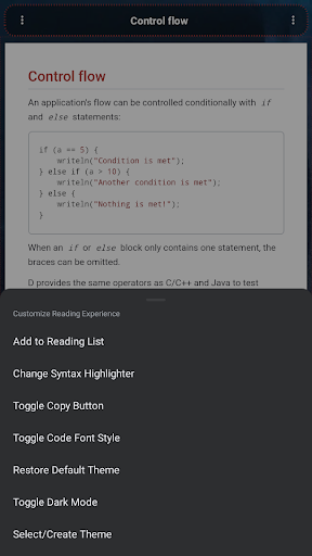 Screenshot of D Programming Language