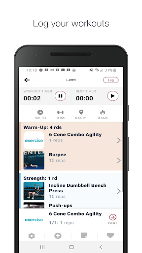 Level20 Fitness Screen 3