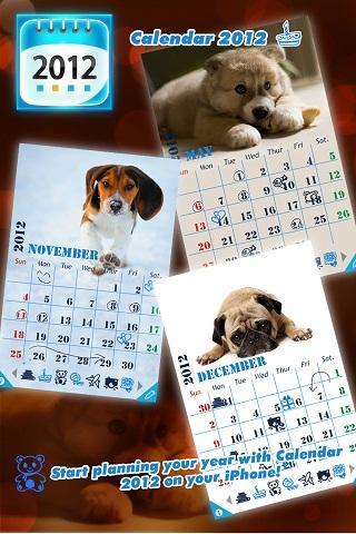 Android application Calendar 2012 screenshort