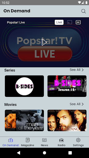 Android application Popstar! screenshort