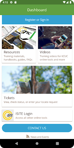 Android application KCUC 811 screenshort