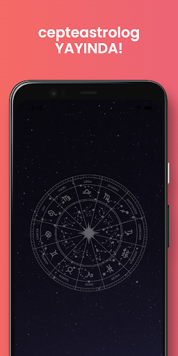 Android application CepteAstrolog screenshort