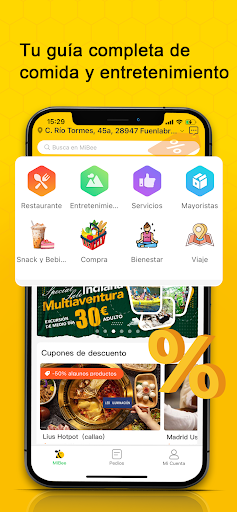 Android application MiBee screenshort