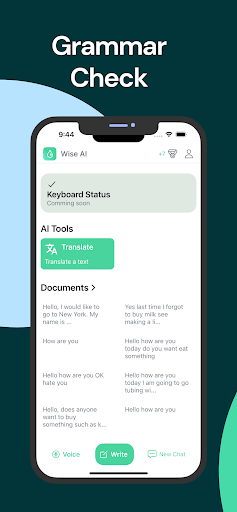 AI Grammar & Translate Screen 3