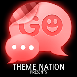 GO SMS Theme Red Neon icon