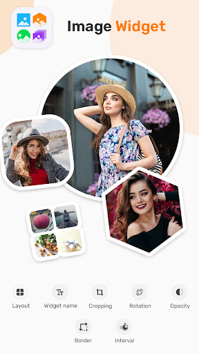 Android application Image Widget screenshort