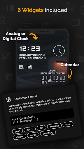 Screenshot of Retro Mode - Icon Pack (Light)
