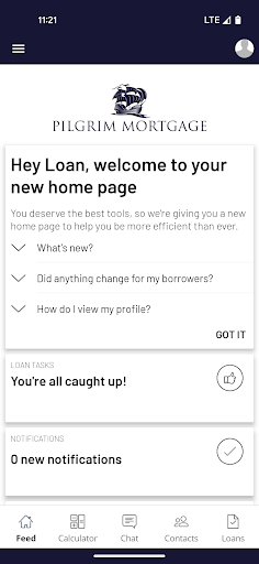 Android application PilgrimNow screenshort