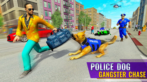 Police Dog Gangster Crime Chase  Police Dog Games