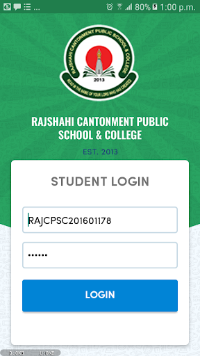 Rajshahi Cantonment Public Sch Screen 2