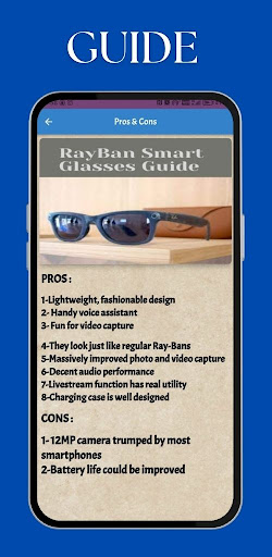Ray Ban Smart Glasses Guide Screen 3