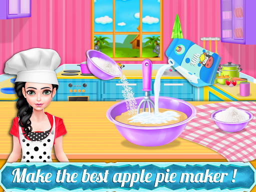 Android application Apple Pie dish cooking Game screenshort