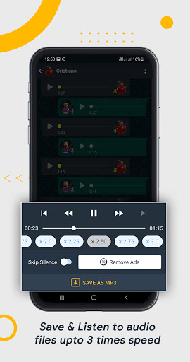 Opus to Mp3 | OM Player I Save Screen 2