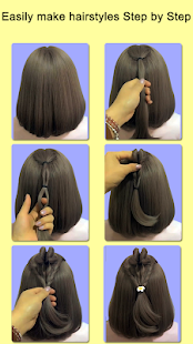 Hairstyles for short hair Girls 2.0 APK screenshots 2