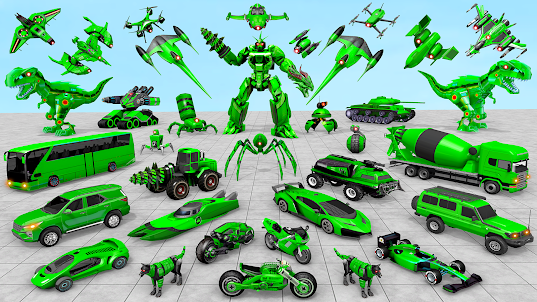 Dino Robot - Car Robot Games