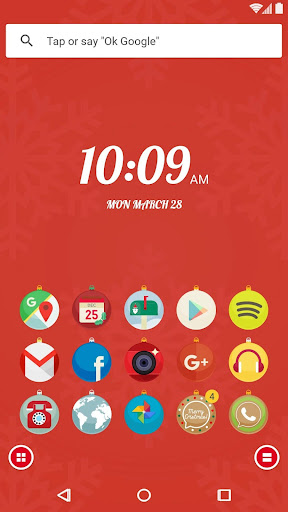 Android application Merry Chistmas Theme for Smart screenshort