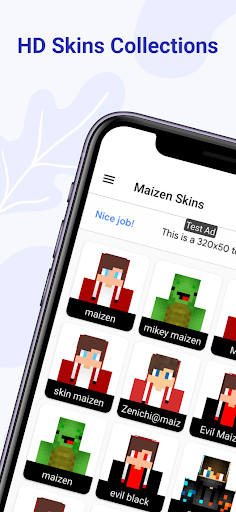Android application Maizen Skins HD screenshort