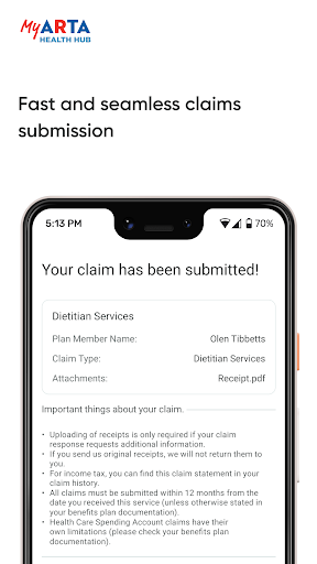 App screenshot