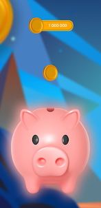 Clicker piggy bank