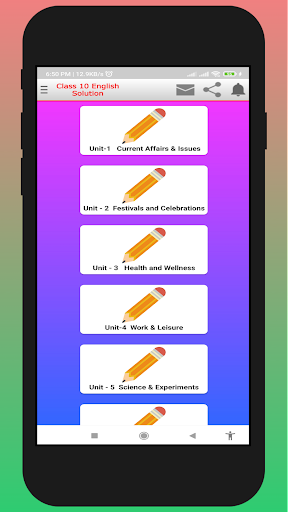 Class 10 English Guide Screen 2