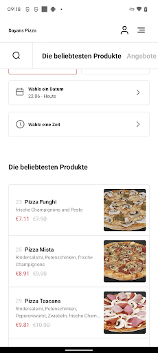 Dayans Pizza Screen 3