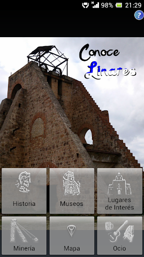Android application Conoce Linares screenshort
