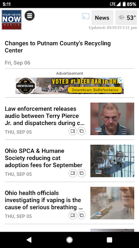 Your News Now Mobile Screen 2
