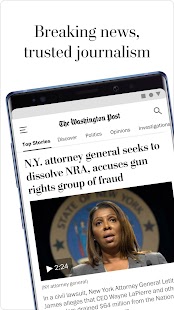 Washington Post Screenshot