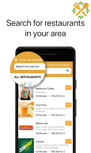 Apporio Food Delivery Screen 2