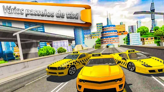 Simulador de táxi urbano real