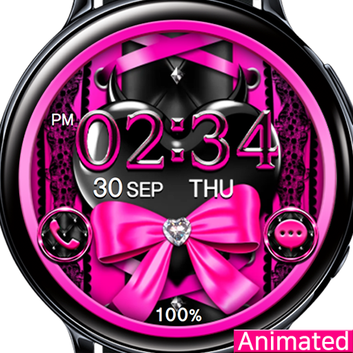 Hot Pink Lace_Watchface logo