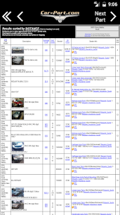 Car-Part.com Used Auto Parts Screenshot